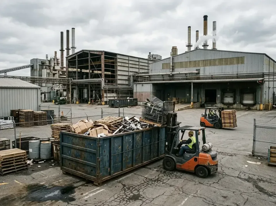 industrial-factory-scrap-conta-003 — frequently asked questions, Cheap Roll-off Dumpster Rentals in Clinton, MS
